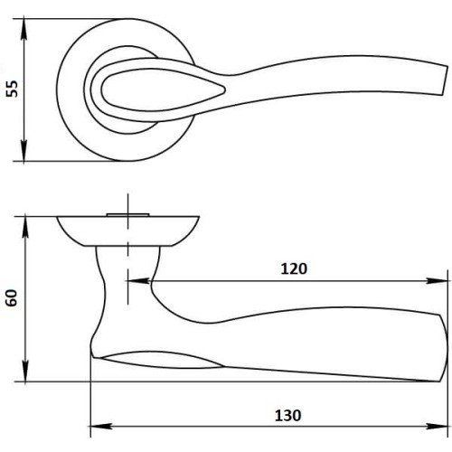 Ручка Vettore R07.120 MACC (Кофе)
