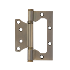 Для межкомнатных дверей Петля накладная VЕTTORE FLUSH 100×75×2.5mm AB (Бронза)