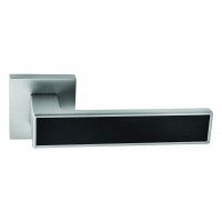 Ручка Abriss R21.120 MCP/BL (Матовый хром/черная вставка)