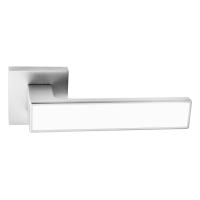 Ручка Abriss R21.120 CP/WH (Хром/Белая вставка)