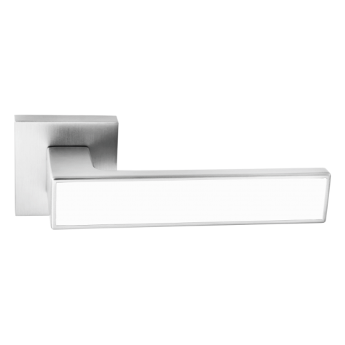 Ручка Abriss R21.120 CP/WH (Хром/Белая вставка)