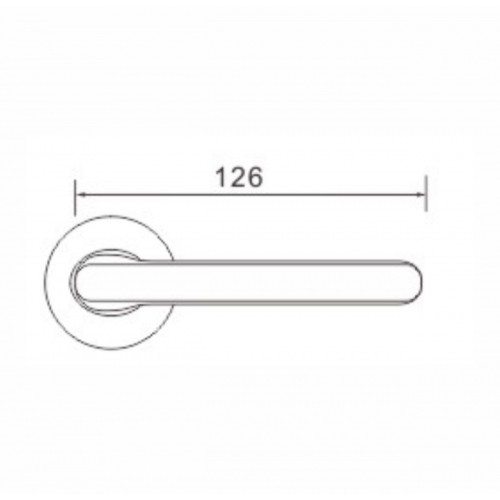 Ручка Abriss R25.156 MBP (Черный матовый)