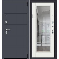 Металлическая входная дверь Porta R 4.П61 Graphite Pro/Super White