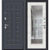 Металлическая входная дверь Porta R 51.П61 Graphite Pro/Bianco Veralinga