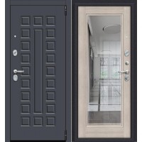 Металлическая входная дверь Porta R 51.П61 Graphite Pro/Cappuccino Veralinga