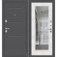 Металлическая входная дверь Porta R 104.П61 Антик Серебро/Bianco Veralinga