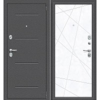 входная дверь Porta R 104.15 Антик серебро/Snow Art