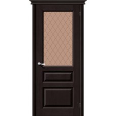 Межкомнатная дверь Массив М5 Т-06 (Темный Лак)