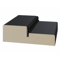 Стойка порога с уплотнителем 80*26*2070мм. Антрацит