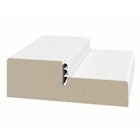 Стойка порога с уплотнителем 80*26*2070мм. Белый снежный