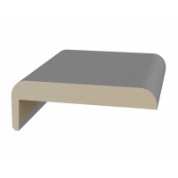 Наличник плоский телескоп. 75*10*2150мм. Серый