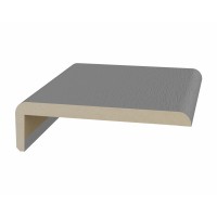 Перекладина наличника плоский телескоп. 75*6*2050мм. Серый