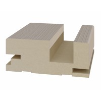 Перекладина для "дверь-книжка" 80*32*2070мм. Ясень перламутровый FL