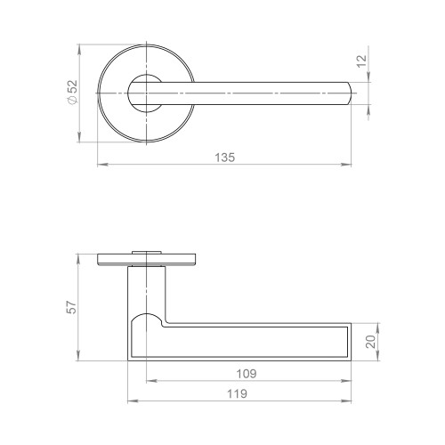 Ручка раздельная R.JSR51.APOLO BL-24 черный