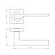 Ручка раздельная K.JK51.LEVEL (LEVEL JK) BL-24 черный