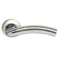 Ручка раздельная R.LD54.Libra26 (Libra LD26) SN/CP-3 матовый никель/хром TECH (кв. 8х140)