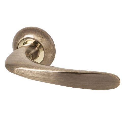 Ручка раздельная R.LD54.Pava (Pava LD42) AB/GP-7 бронза/золото