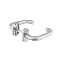 Ручка раздельная R.DSS304-0203P/19 (квадрат 8х110 мм) INOX 304 (овальное основание)