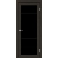 Турин 501.2 АСС молдинг SB, цвет венге FL, заполнение LACчерный, размер 200*80 см.