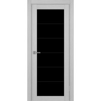 Турин 501.2 АСС молдинг SB, цвет дуб серый FL, заполнение LACчерный, размер 200*80 см.