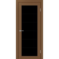 Турин 501.2 АСС молдинг SB, цвет орех NL, заполнение LACчерный, размер 200*80 см.