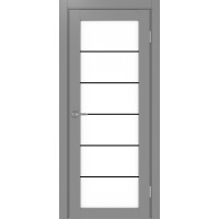 Турин 501.2 АСС молдинг SB, цвет серый, заполнение LACбелый, размер 200*80 см.