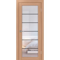 Турин 501.2 АСС молдинг SB, цвет ясень тёмный, заполнение Прозрачное, размер 200*30 см.