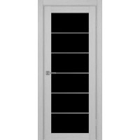 Турин 501.2 АСС молдинг SC, цвет дуб серый FL, заполнение LACчерный, размер 200*80 см.