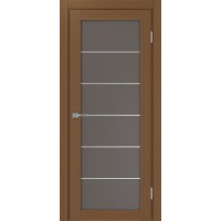 Турин 501.2 АСС молдинг SC, цвет орех NL, заполнение Бронза матовое, размер 200*80 см.