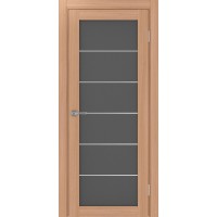 Турин 501.2 АСС молдинг SC, цвет ясень тёмный, заполнение Графит матовое, размер 200*80 см.