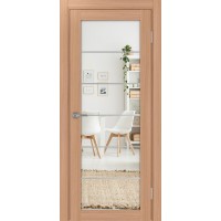 Турин 501.2 АСС молдинг SC, цвет ясень тёмный, заполнение Зеркало/Зеркало, размер 200*35 см.