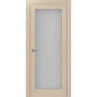 Турин 501.2, цвет Дуб беленый FL стекло Пунта бесцветное, размер 80*200 см.