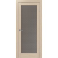 Турин 501.2, цвет Дуб беленый FL стекло Пунта бронзовое, размер 80*200 см.