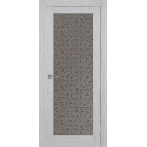 Турин 501.2, цвет дуб серый FL, заполнение Дали бронзовое, размер 200*80 см.