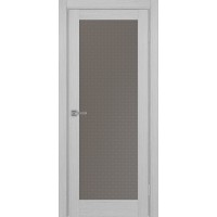 Турин 501.2, цвет дуб серый FL, заполнение Пунта бронзовое, размер 200*80 см.