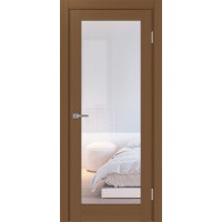 Турин 501.2, цвет Орех NL стекло Прозрачное, размер 80*200 см.