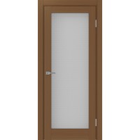 Турин 501.2, цвет Орех NL стекло Пунта бесцветное, размер 80*200 см.