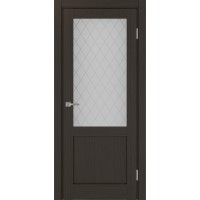 Турин 502.21, цвет Венге FL стекло Кристалл б.цв размер 80*200 см.