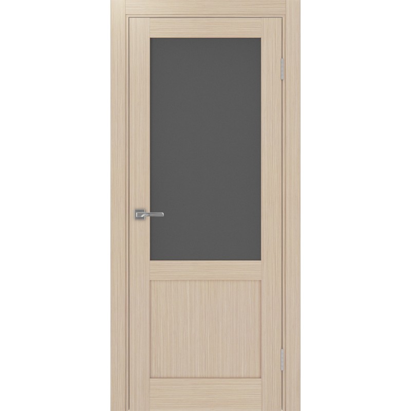 Межкомнатная дверь Турин 502.21, цвет дуб беленый FL, заполнение Графит матовое, размер 200*80 см.