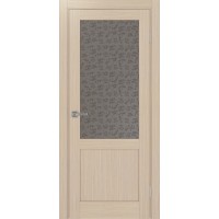 Турин 502.21, цвет Дуб беленый FL стекло Дали бронзовое, размер 80*200 см.