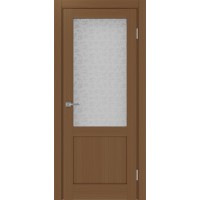 Турин 502.21, цвет Орех NL стекло Дали бесцветное, размер 80*200 см.