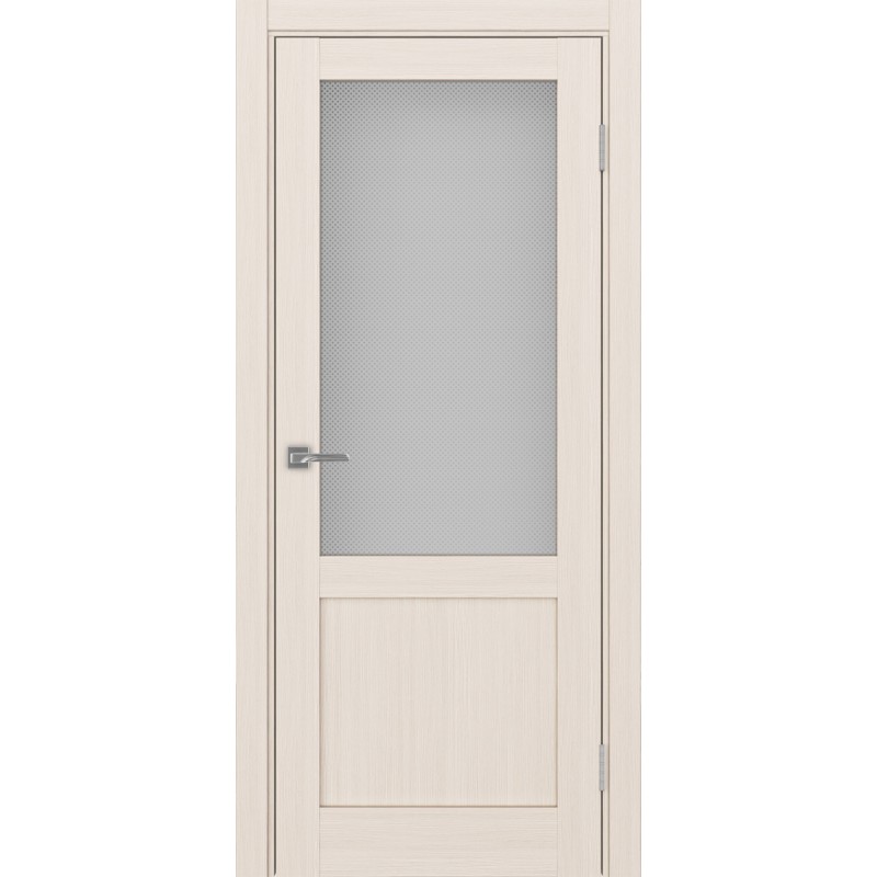 Межкомнатная дверь Турин 502.21, цвет ясень перламутровый, заполнение Пунта бесцветное, размер 200*80 см.