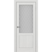 Турин 502.21, цвет Ясень серебристый стекло Кристалл б.цв размер 80*200 см.