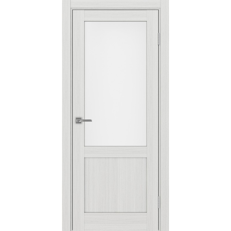 Межкомнатная дверь Турин 502.21, цвет ясень серебристый, заполнение Мателюкс, размер 200*80 см.