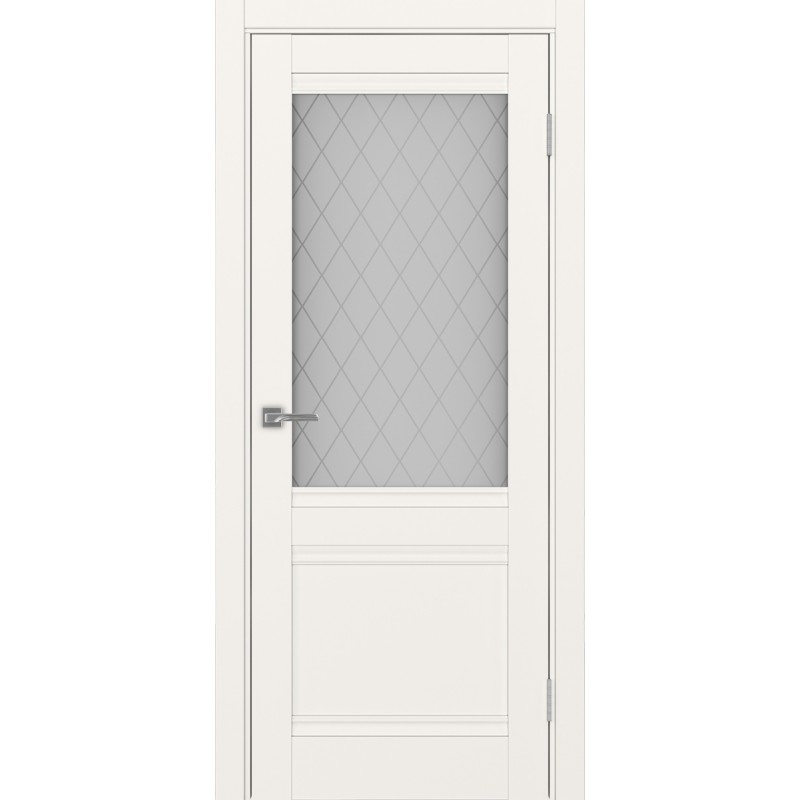 Межкомнатная дверь Турин 502U.21, цвет, бежевый, заполнение Кристалл бесцветное, размер 200*80 см.