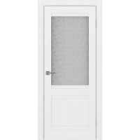 Турин 502U.21, цвет белый лёд, заполнение Дали бесцветное, размер 200*80 см.