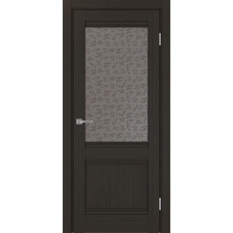 Межкомнатная дверь Турин 502U.21, цвет венге FL, заполнение Дали бронзовое, размер 200*80 см.