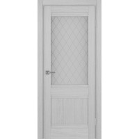 Турин 502U.21, цвет дуб серый FL, заполнение Кристалл бесцветное, размер 200*80 см.