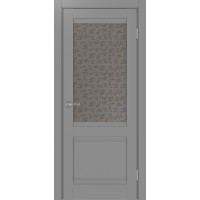 Турин 502U.21, цвет серый, заполнение Дали бронзовое, размер 200*80 см.