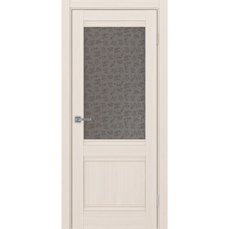 Межкомнатная дверь Турин 502U.21, цвет ясень перламутровый, заполнение Дали бронзовое, размер 200*80 см.